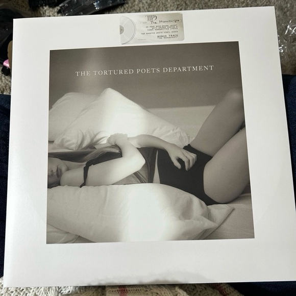 Taylor Swift’s TTPD Ghosted White 2LP Vinyl Record